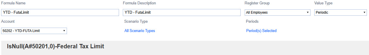 Year to date salary tax limit formula example